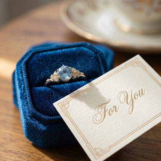 Vintage Aquamarine Ring