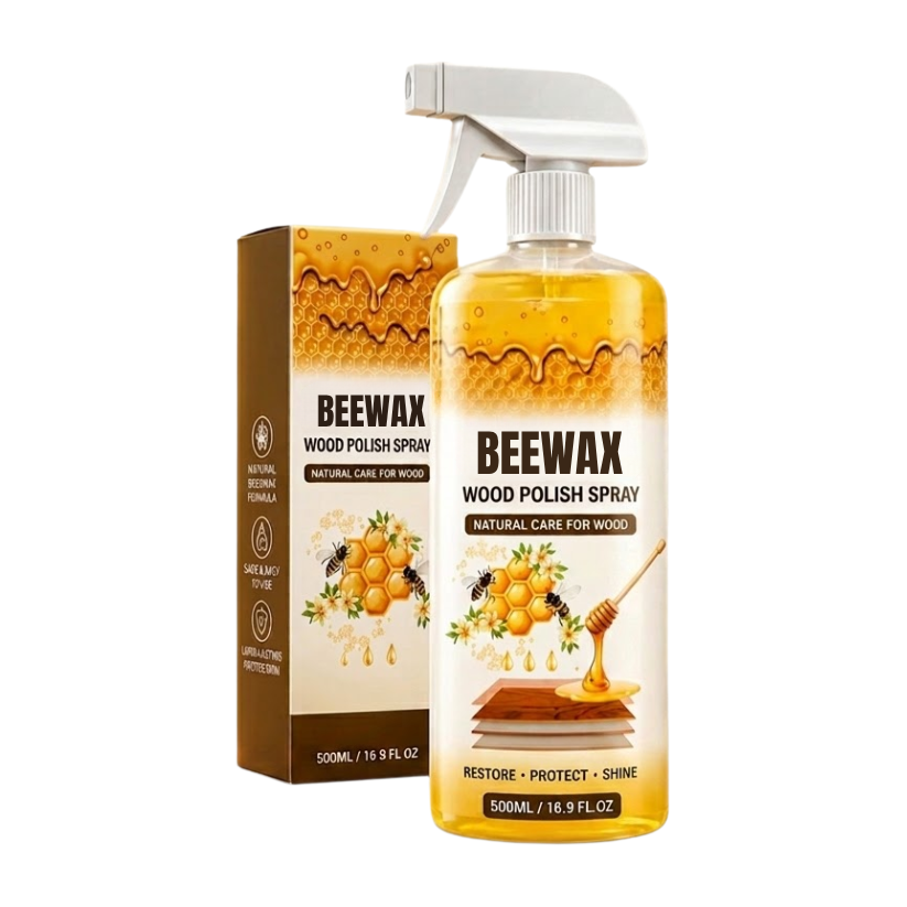 Beewax Wood Polish Spray (Restore Shine Protect Furniture)