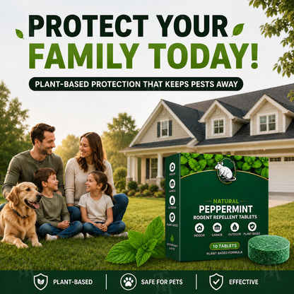 🔥 Bye Mice! |Natural Peppermint Rodent Repellent Tablets