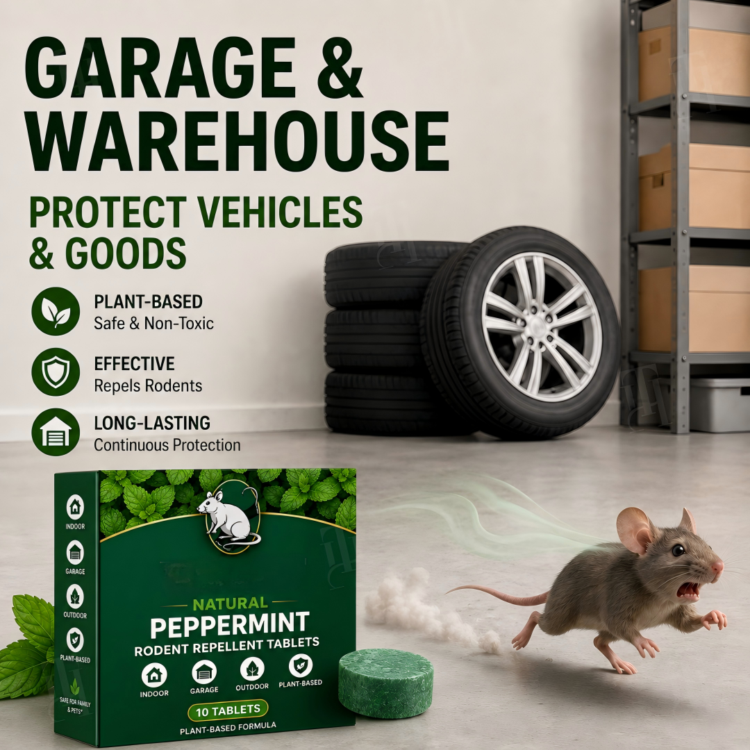 🔥 Bye Mice! |Natural Peppermint Rodent Repellent Tablets