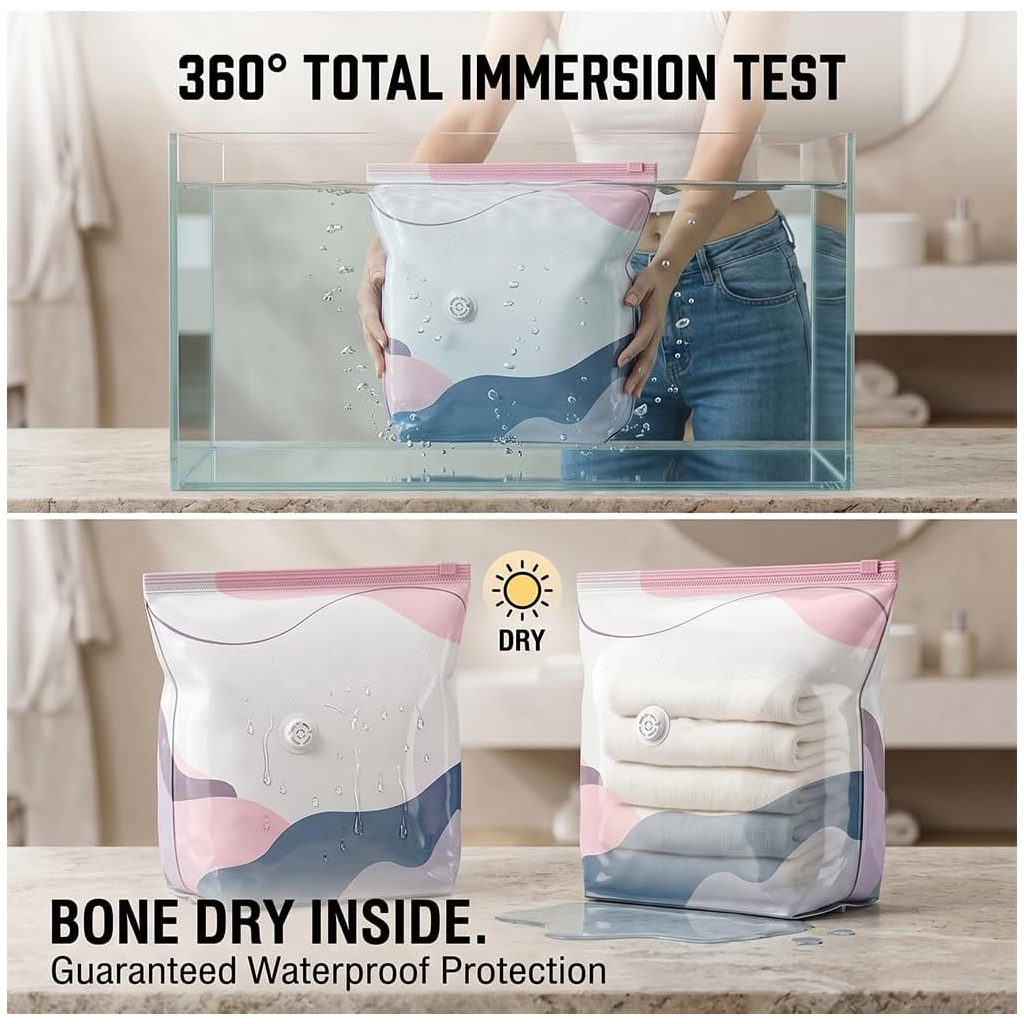 No-Pump 3D Vacuum Storage Bags PRO