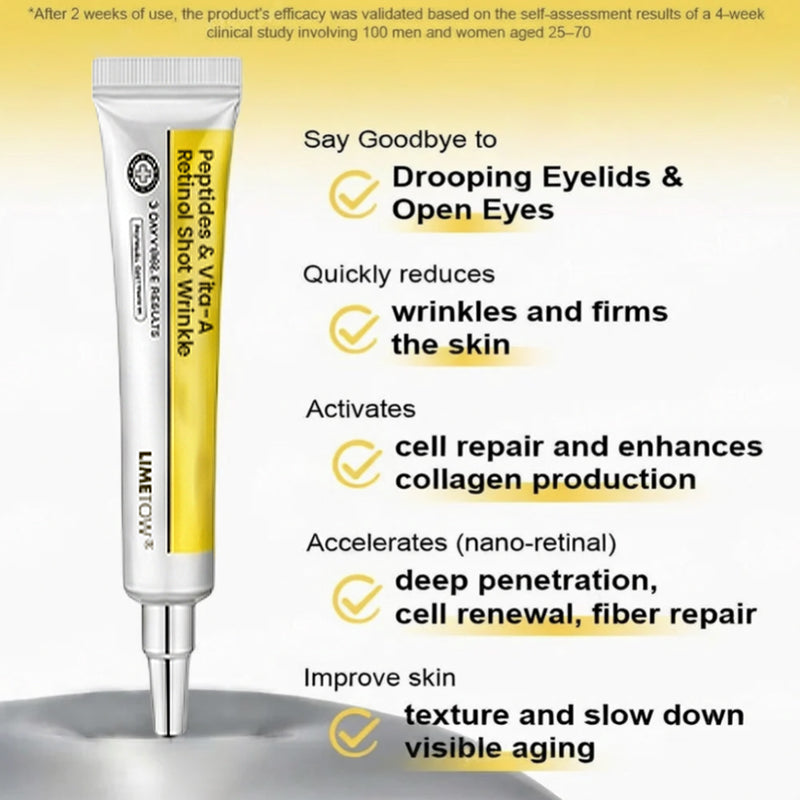 LIMETOW® Peptides & Vita-A Retinol Shot Wrinkle-Lift Tightening cream