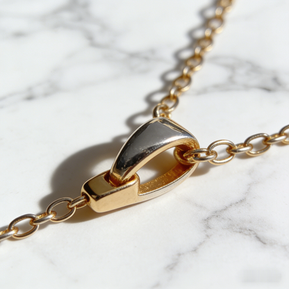 🌸 "Pearl Chain with Heart Pendant" – Lustrous Pearls & Gold Beads | Gold Heart with Stone Accent | Feminine Charm 🎀