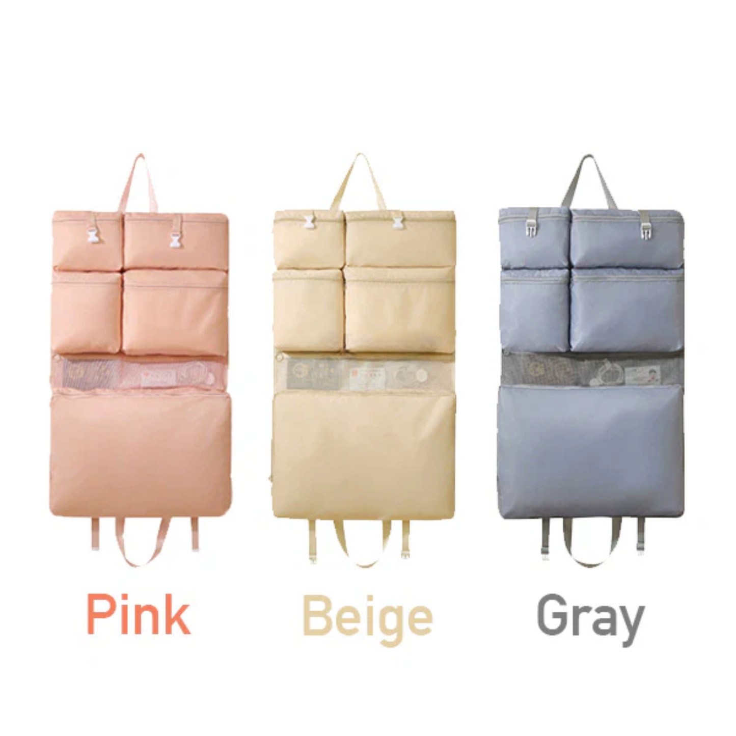 Hangable 6-grid Travel Organizer Bag